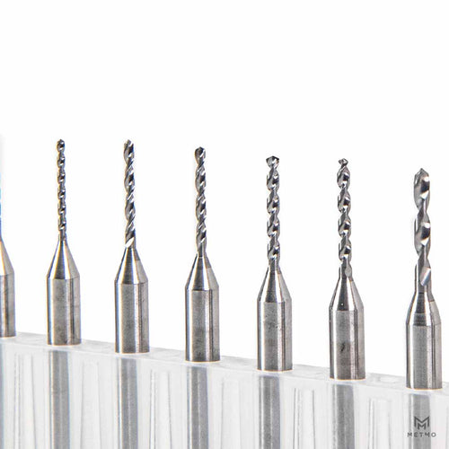 10 x Tungsten Carbide Micro Drill Bits