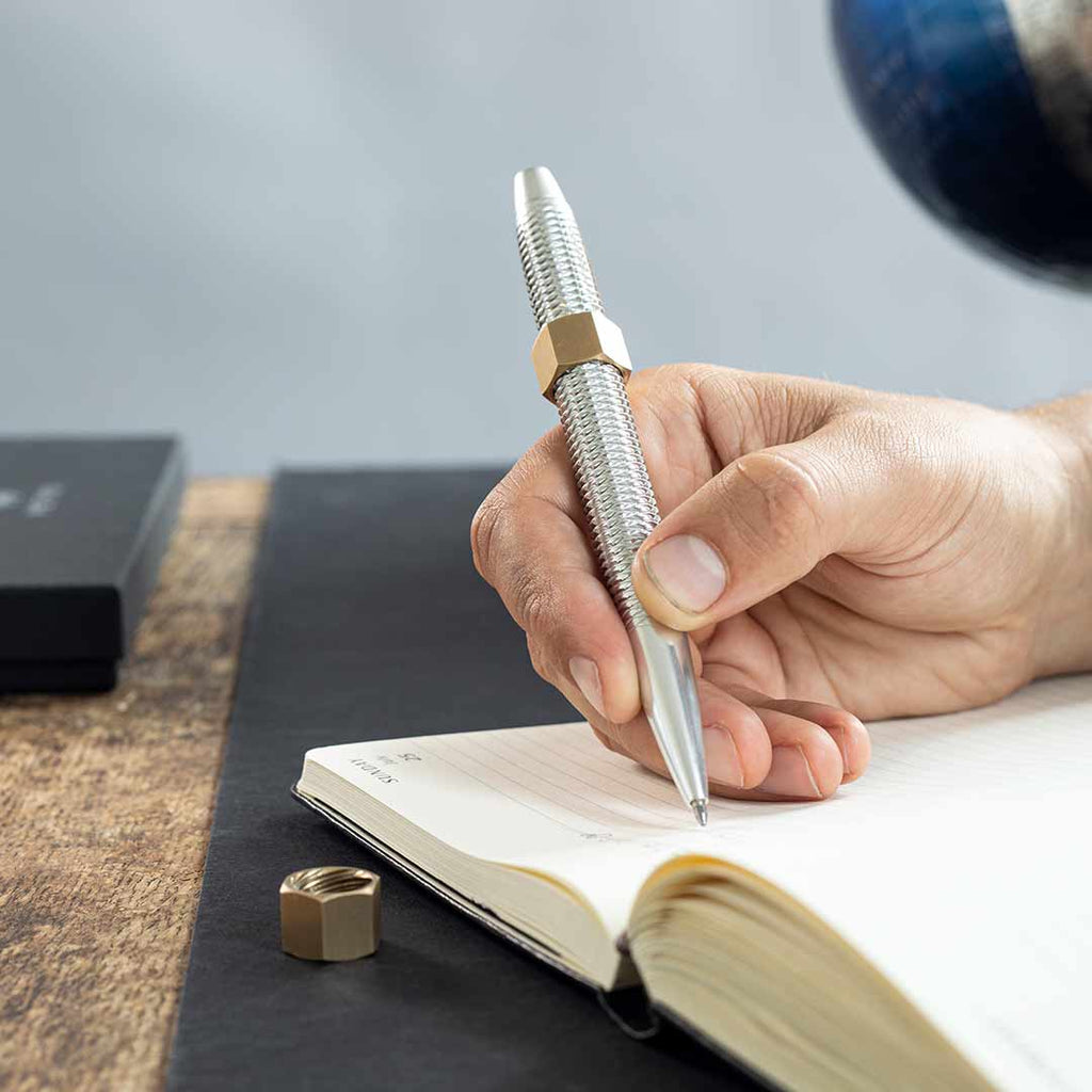 MetMo Dual Threaded Aluminium Fidget Pen