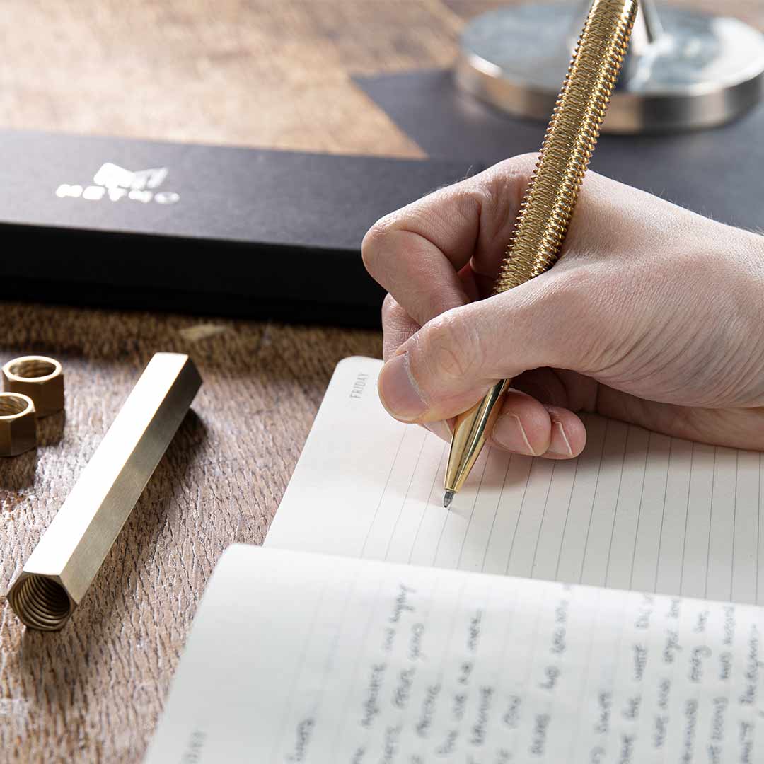 MetMo Dual Threaded Brass Fidget Pen