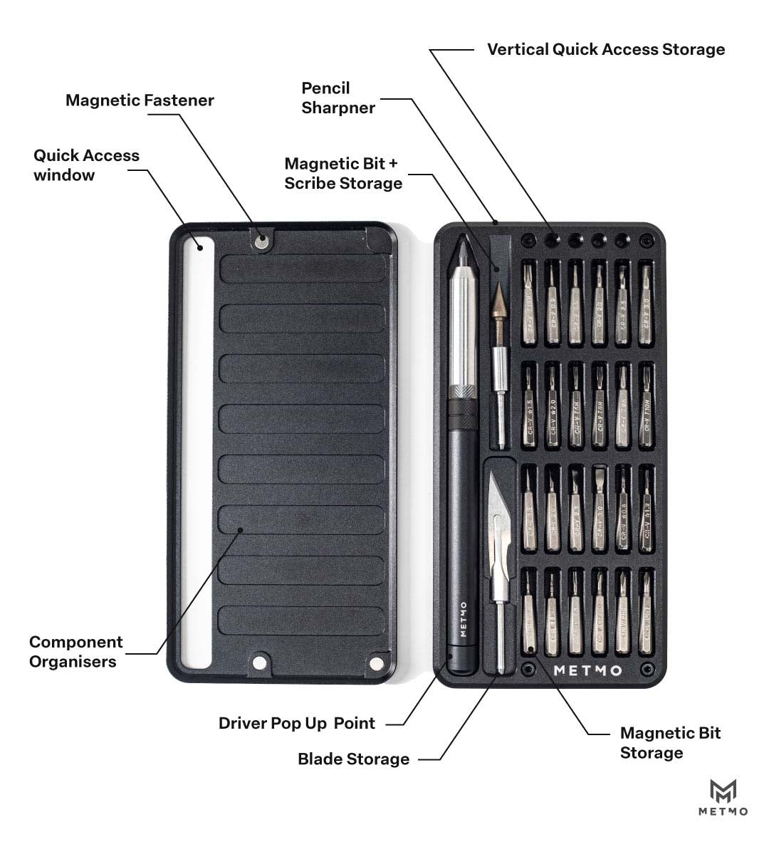 Multi Drive Metal Case