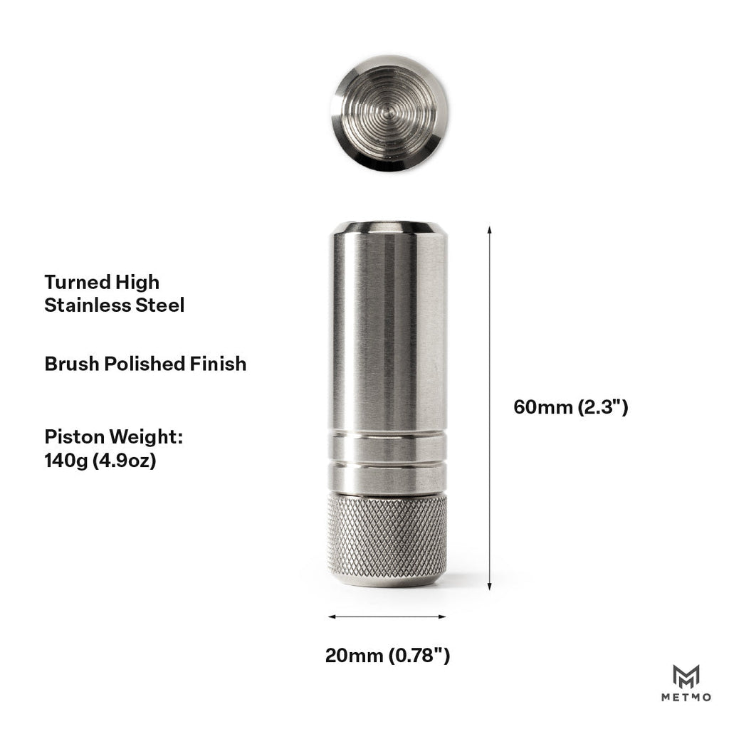 MetMo Stainless Steel Fidget Piston