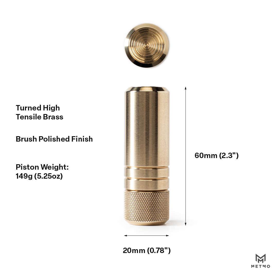 MetMo Brass Fidget Piston