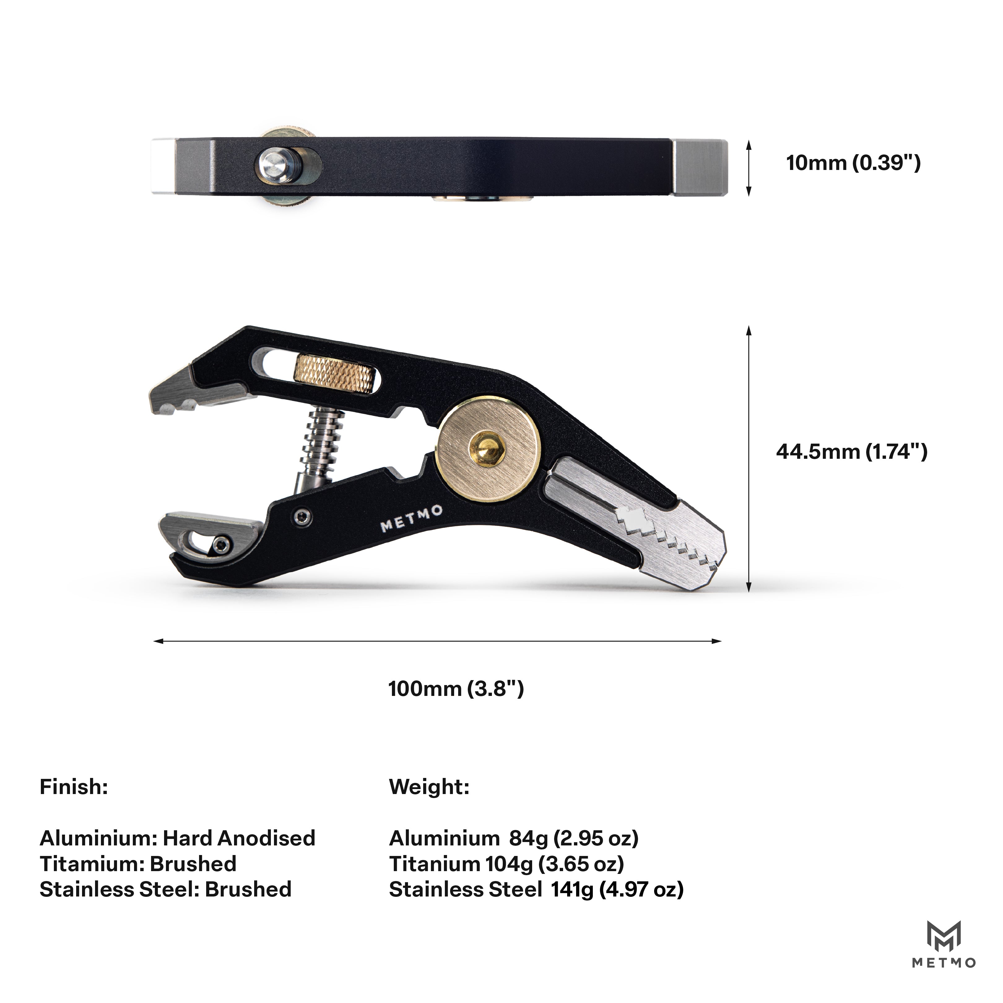 MetMo Black Pocket Grip