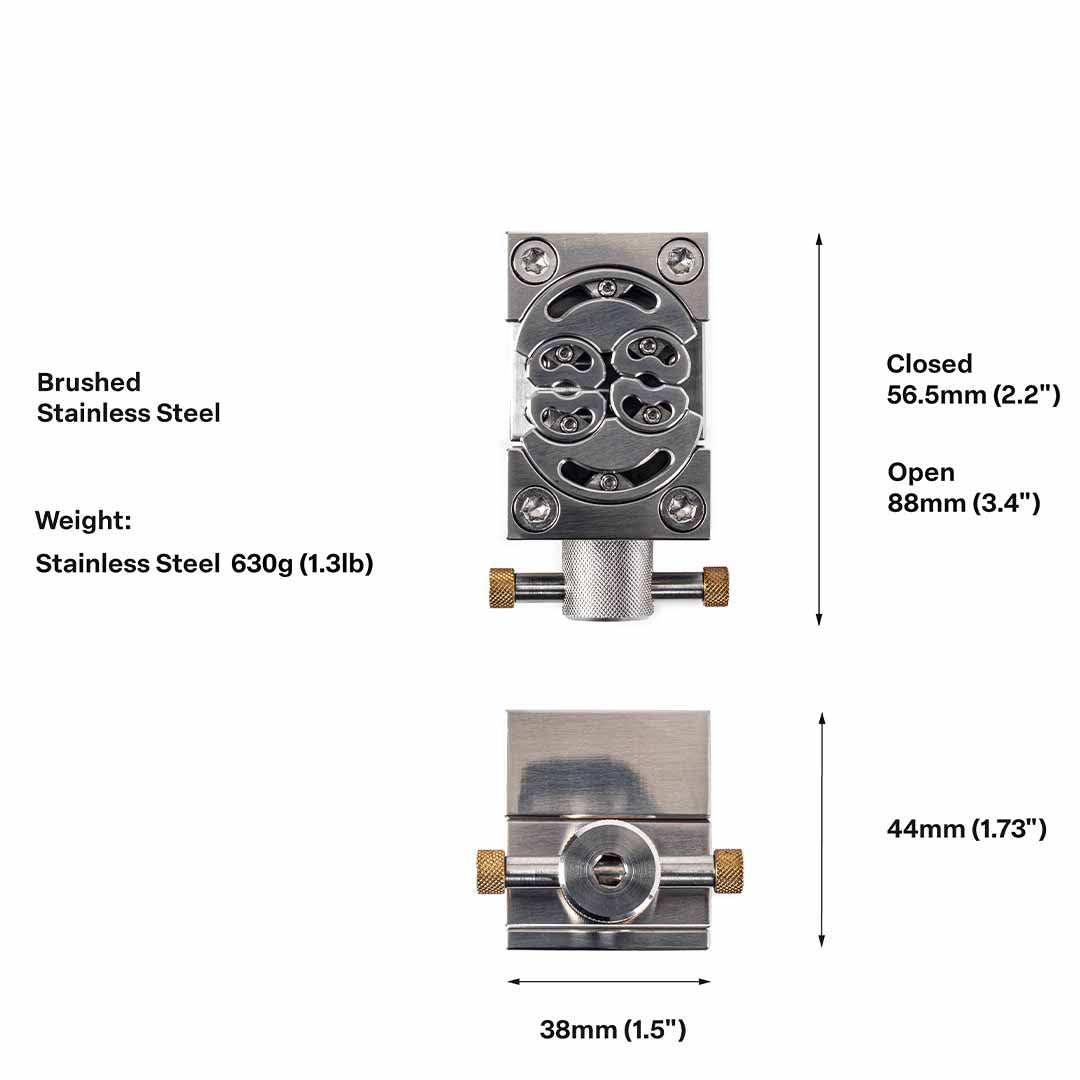 MetMo Stainless Steel Fractal Vise 32