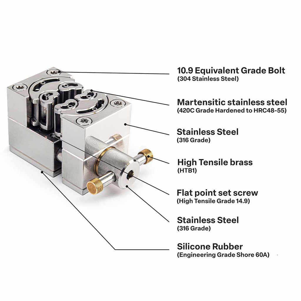 MetMo Stainless Steel Fractal Vise 32